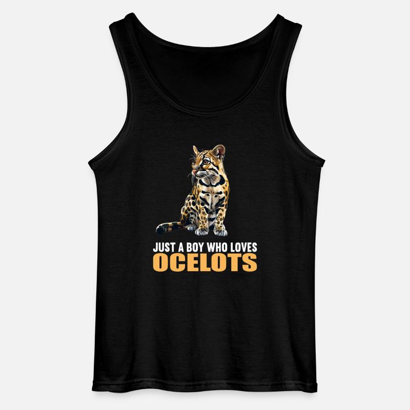 Ocelots Ocelot - Gildan Männer Tank Top - Schwarz