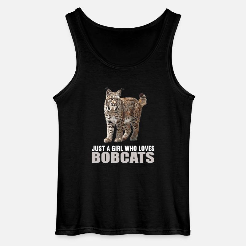 Bobcats Rotluchse Rotluchs Luchs - Gildan Männer Tank Top - Schwarz