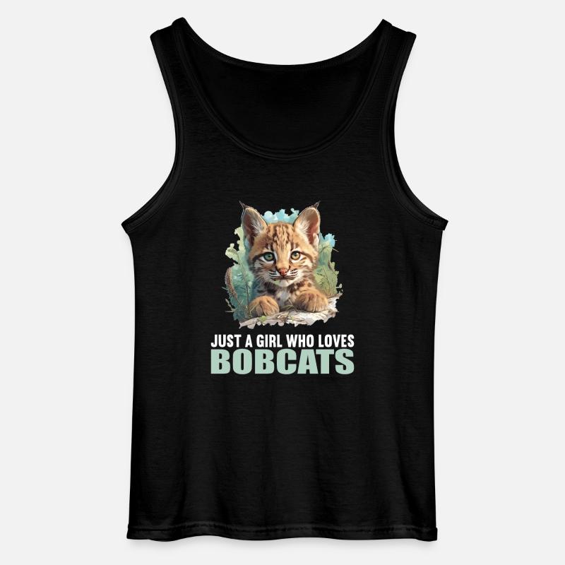 Bobcats Rotluchse Rotluchs Luchs - Gildan Männer Tank Top - Schwarz
