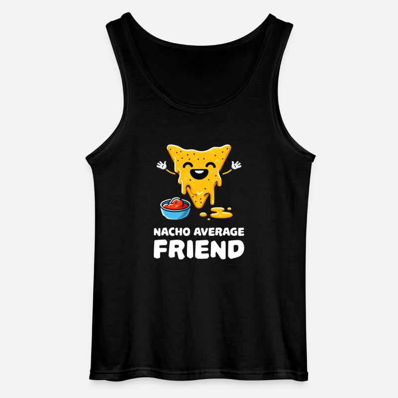 Nacho Average Friend Lustiger Nacho - Gildan Männer Tank Top - Schwarz