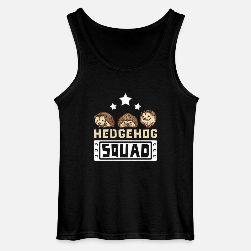 Hedgehog squad - Gildan Männer Tank Top - Schwarz