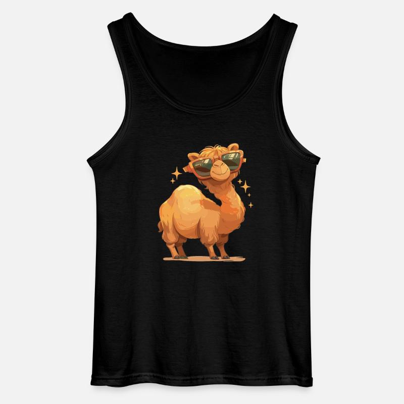 Camel Kamele Kamel - Gildan Männer Tank Top - Schwarz