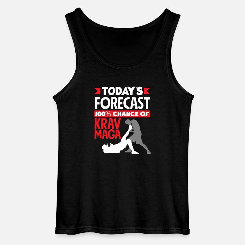 Krav Maga Vorhersage - Gildan Männer Tank Top - Schwarz