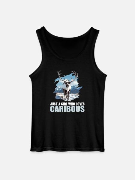 Caribou Karibus Karibu - Gildan Men’s Tank Top - black