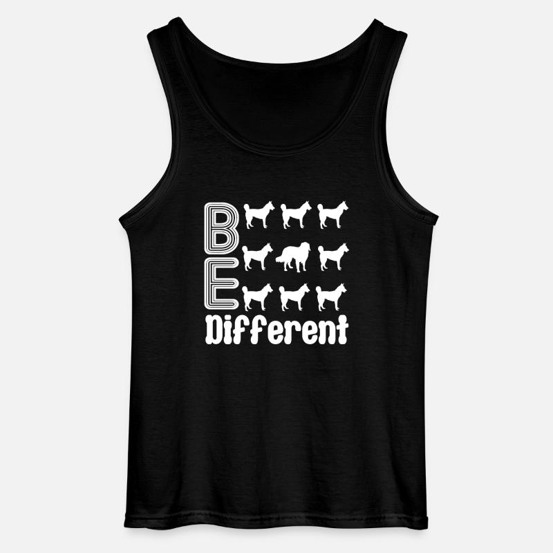 Australian Shepherd Be Different - Gildan Men’s Tank Top - black