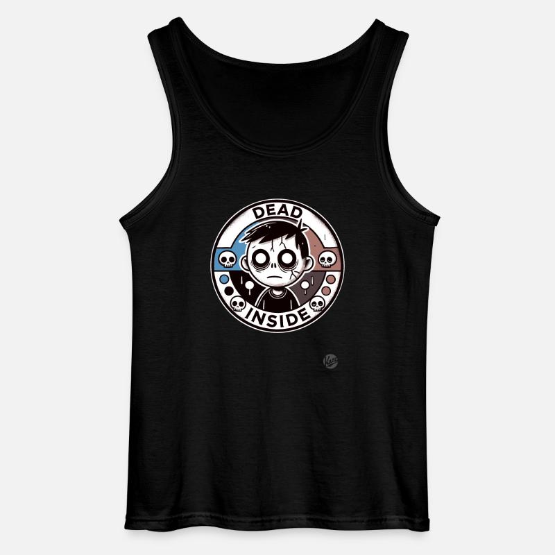 Zombie Boy: Dead Inside - Gildan Men’s Tank Top - black