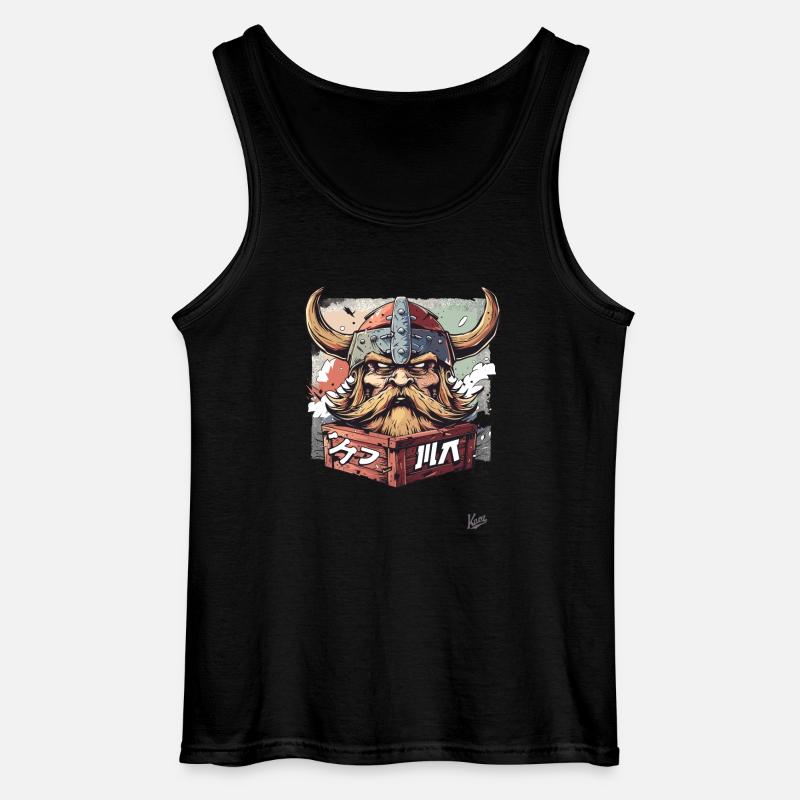 Unboxing eines Wikinger-Kriegers - Gildan Männer Tank Top - Schwarz