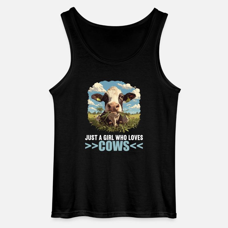 Kühe Kuh - Gildan Männer Tank Top - Schwarz