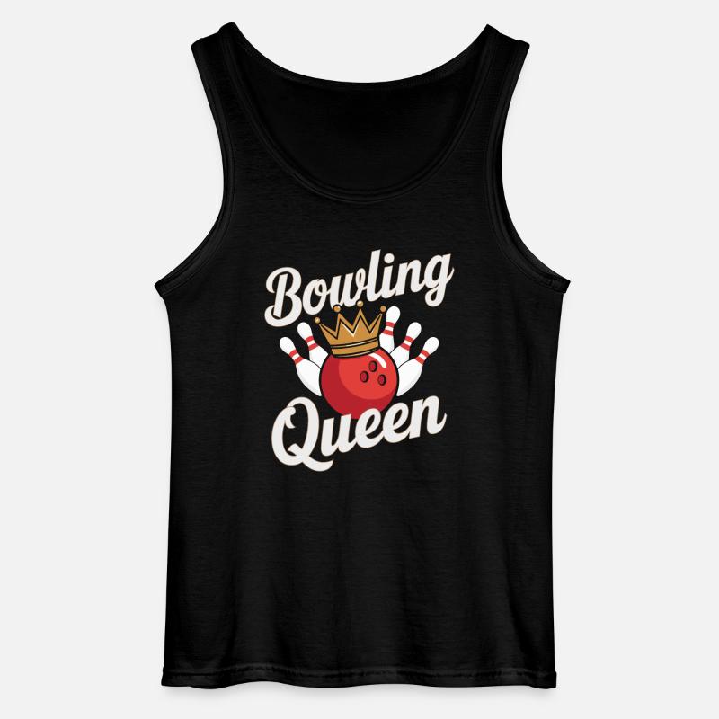 Bowling Queen Bowler - Gildan Männer Tank Top - Schwarz