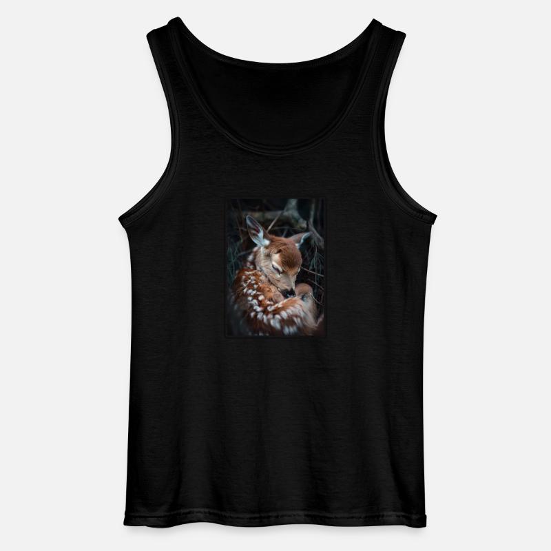 Hirsche Hirsch - Gildan Männer Tank Top - Schwarz