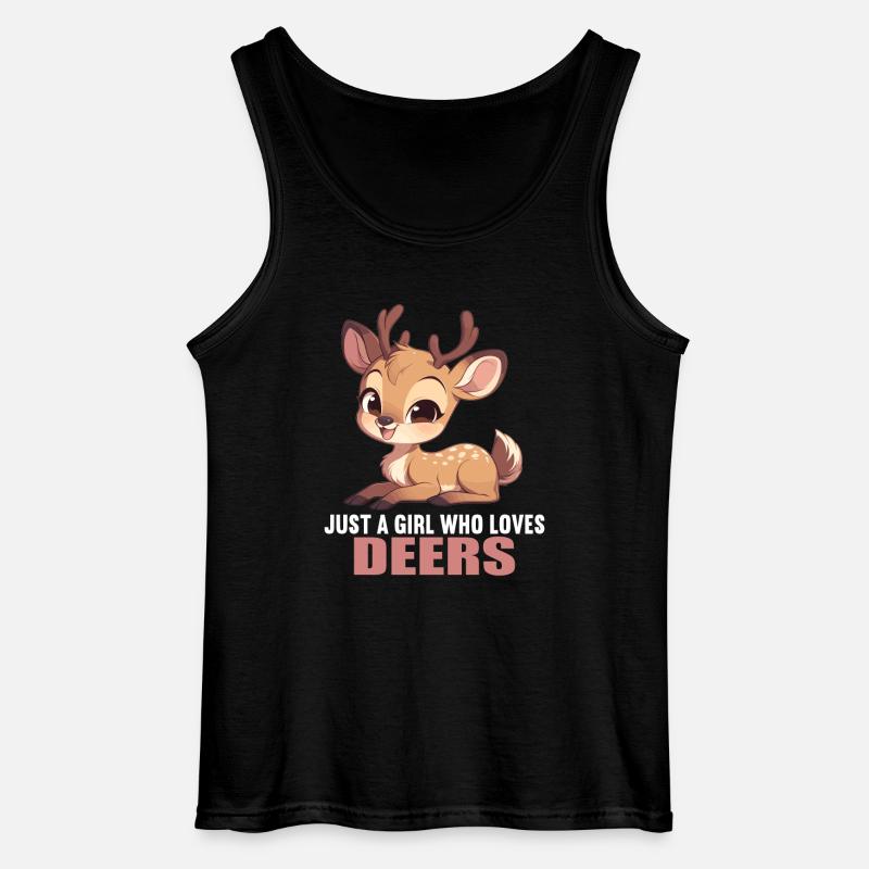 Hirsche Hirsch - Gildan Männer Tank Top - Schwarz