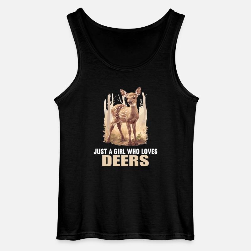 Hirsche Hirsch - Gildan Männer Tank Top - Schwarz