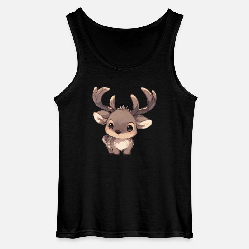 Moose Moose - Gildan Men’s Tank Top - black