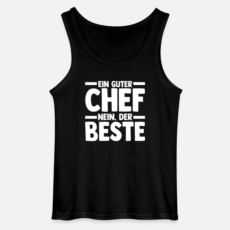 Teamleiter Chef Abschied - Gildan Männer Tank Top - Schwarz