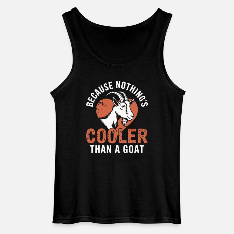 Ziege - Gildan Männer Tank Top - Schwarz