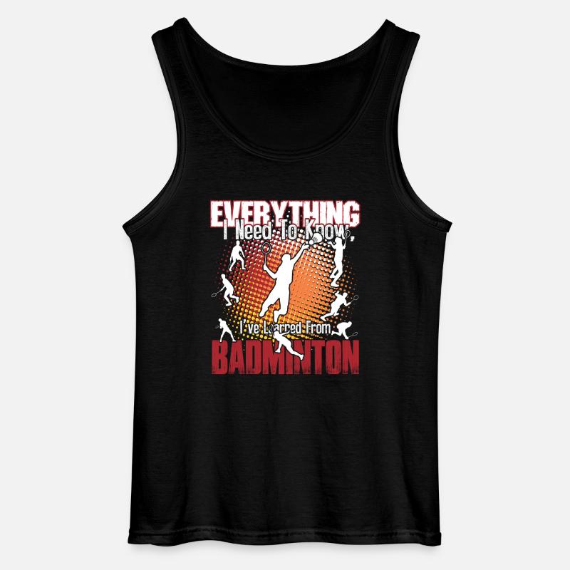 Badminton Is Everything - Gildan Men’s Tank Top - black