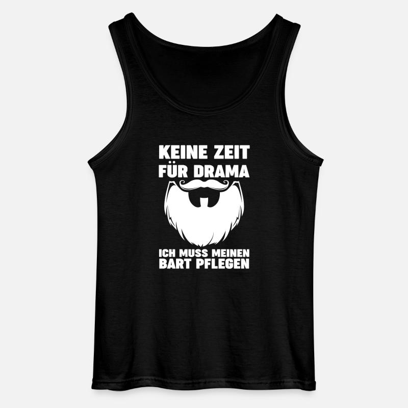 Bearded Bearded Beard - Gildan Men’s Tank Top - black