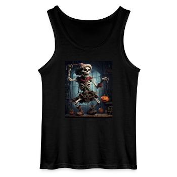 Troll-Vogelscheuche in einem Spukhaus, Halloween - Gildan Männer Tank Top - Schwarz - Vorne - AI Model Male 185 dark (185cm)