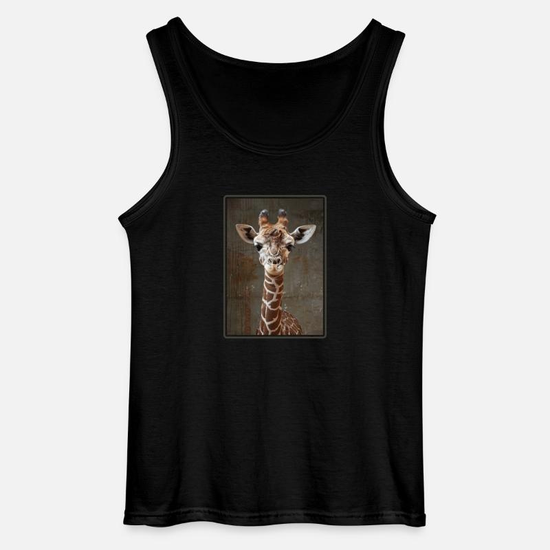 Giraffen Giraffe - Gildan Männer Tank Top - Schwarz