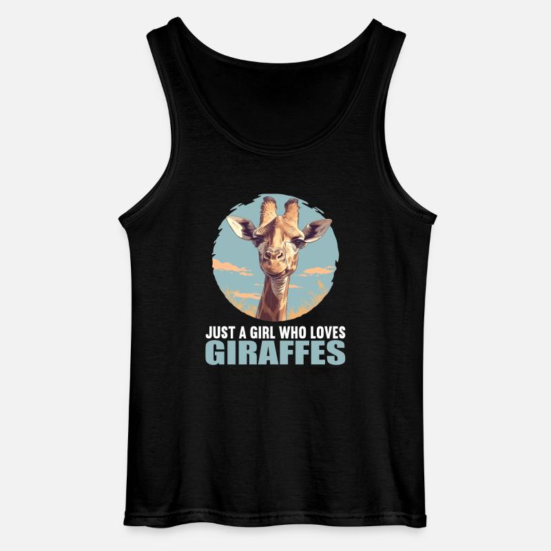 Giraffen Giraffe - Gildan Männer Tank Top - Schwarz