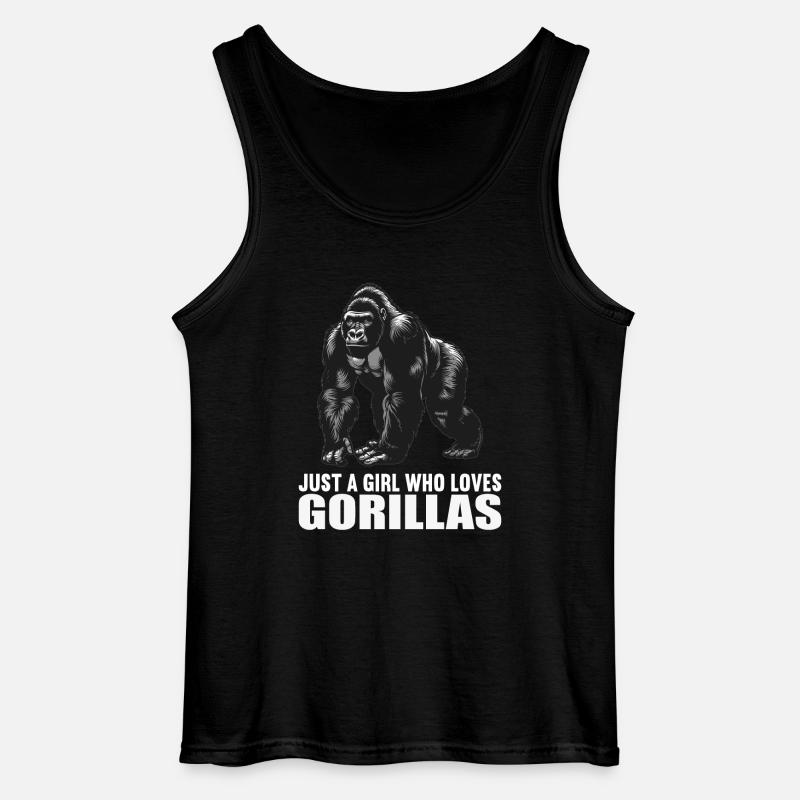 Gorillas Gorilla - Gildan Männer Tank Top - Schwarz