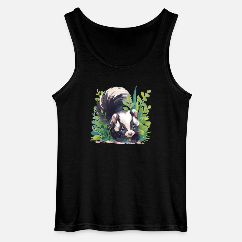 Stinktiere Stinktier - Gildan Männer Tank Top - Schwarz
