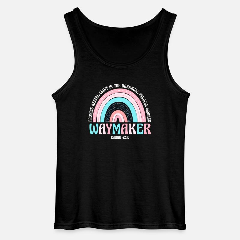 Wegweiser, Versprechenshüter, Wundertäter - Gildan Männer Tank Top - Schwarz
