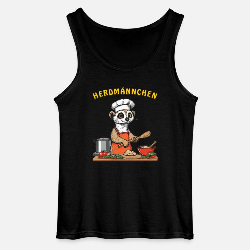 HERDMÄNNCHEN - Gildan Männer Tank Top - Schwarz