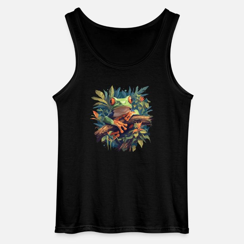 Frosch Frösche - Gildan Männer Tank Top - Schwarz