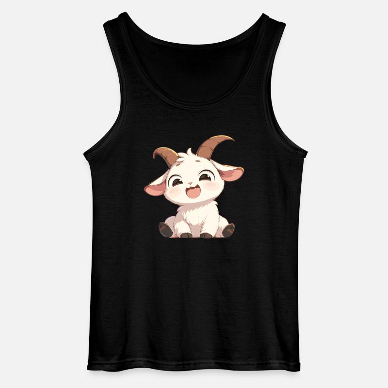 Ziegen Ziege - Gildan Männer Tank Top - Schwarz