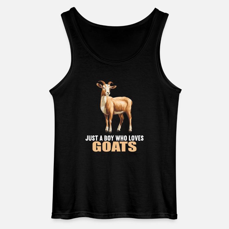 Ziegen Ziege - Gildan Männer Tank Top - Schwarz