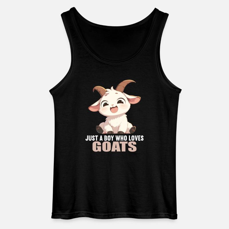 Ziegen Ziege - Gildan Männer Tank Top - Schwarz