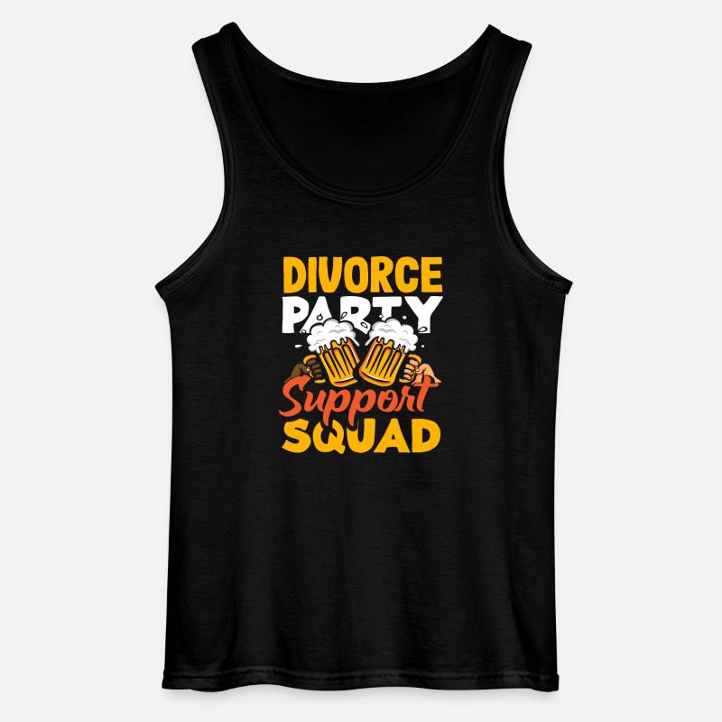 Scheidungspartei Unterstützungskommando Scheidung - Gildan Männer Tank Top - Schwarz