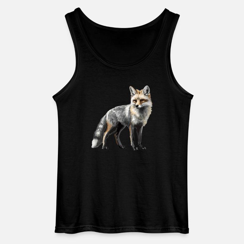 Graufüchse Graufuchs - Gildan Männer Tank Top - Schwarz