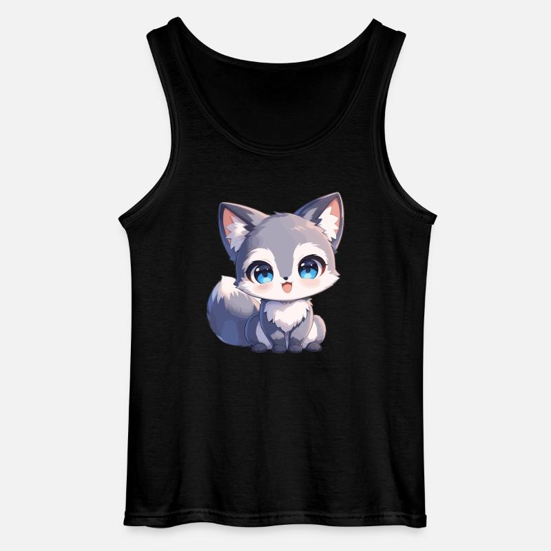 Graufüchse Graufuchs - Gildan Männer Tank Top - Schwarz