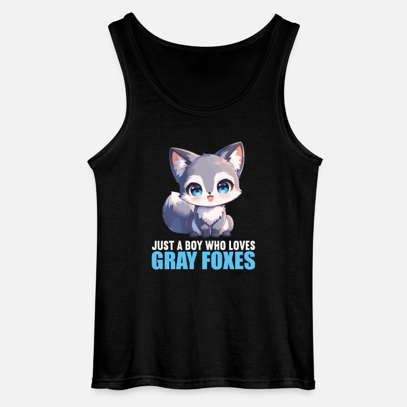 Graufüchse Graufuchs - Gildan Männer Tank Top - Schwarz