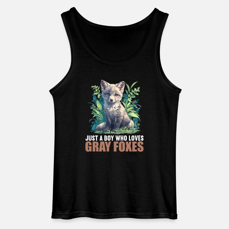 Graufüchse Graufuchs - Gildan Männer Tank Top - Schwarz