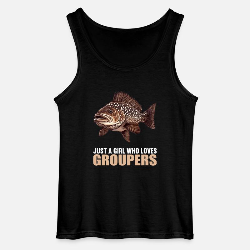 Zackenbarsche Zackenbarsch - Gildan Männer Tank Top - Schwarz