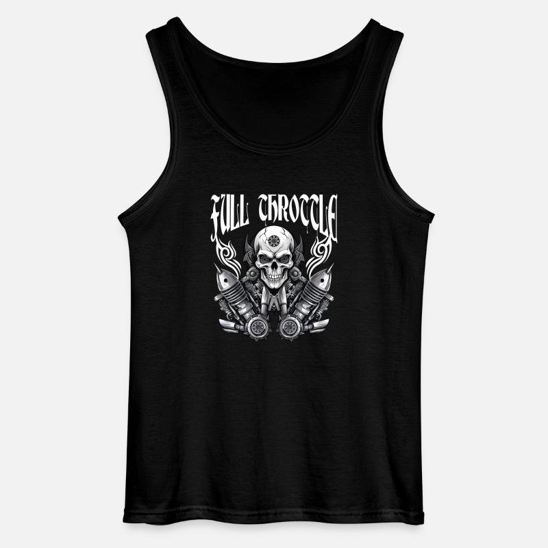 Full Throttle - Gildan Männer Tank Top - Schwarz