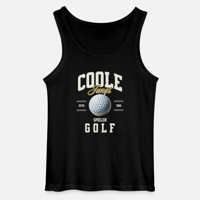 Golf - Gildan Männer Tank Top - Schwarz