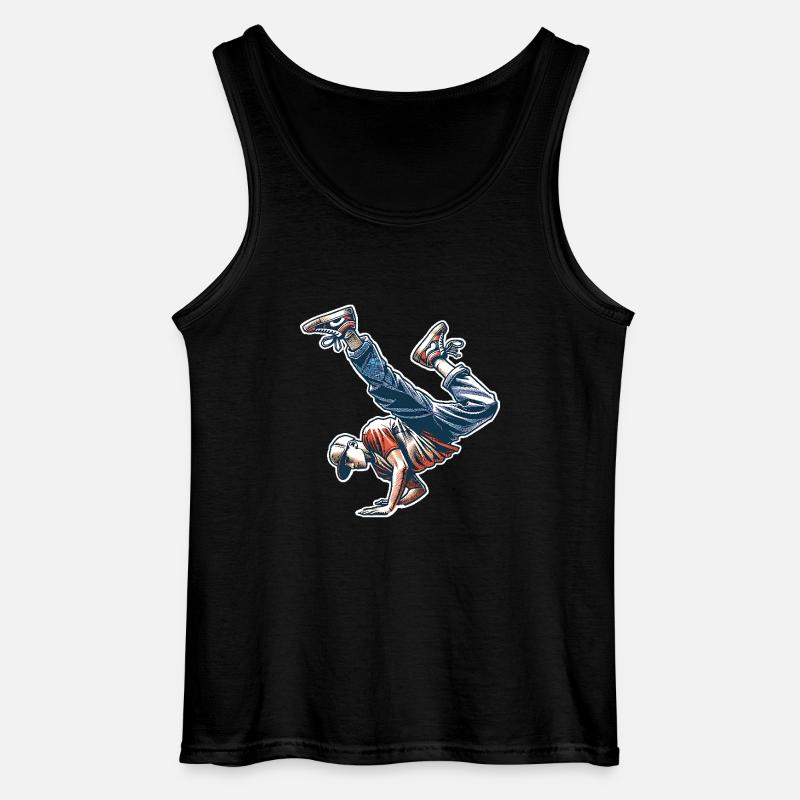 Breakdance - Gildan Männer Tank Top - Schwarz