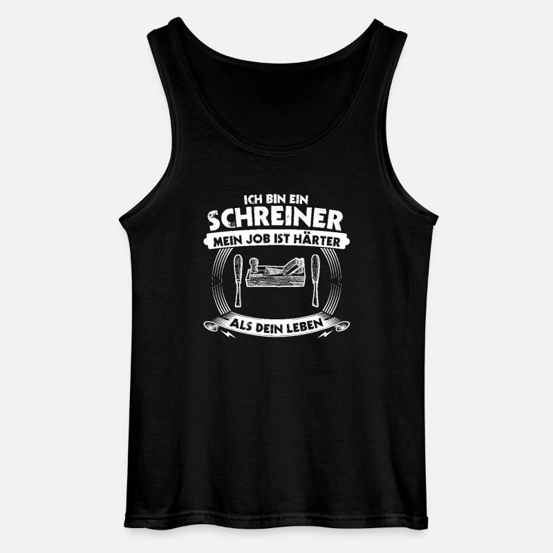 Carpenter, Carpenter, Carpenter - Gildan Men’s Tank Top - black