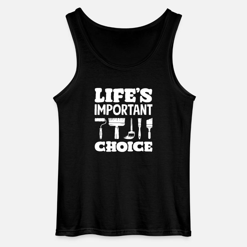Vital Choice Painter Tools - Gildan Men’s Tank Top - black