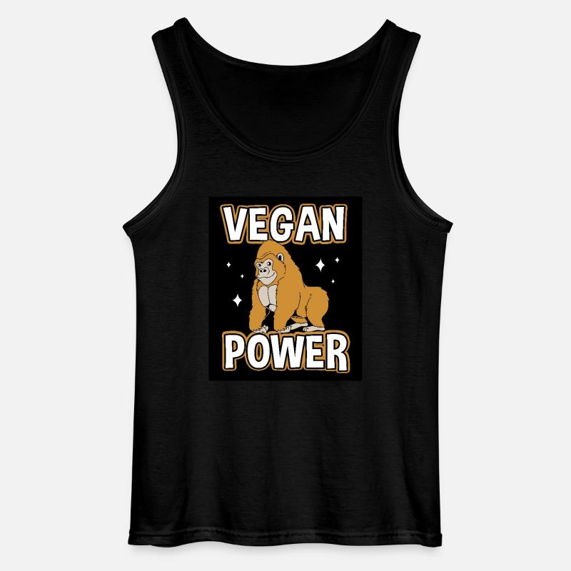 Gorilla - Gildan Männer Tank Top - Schwarz