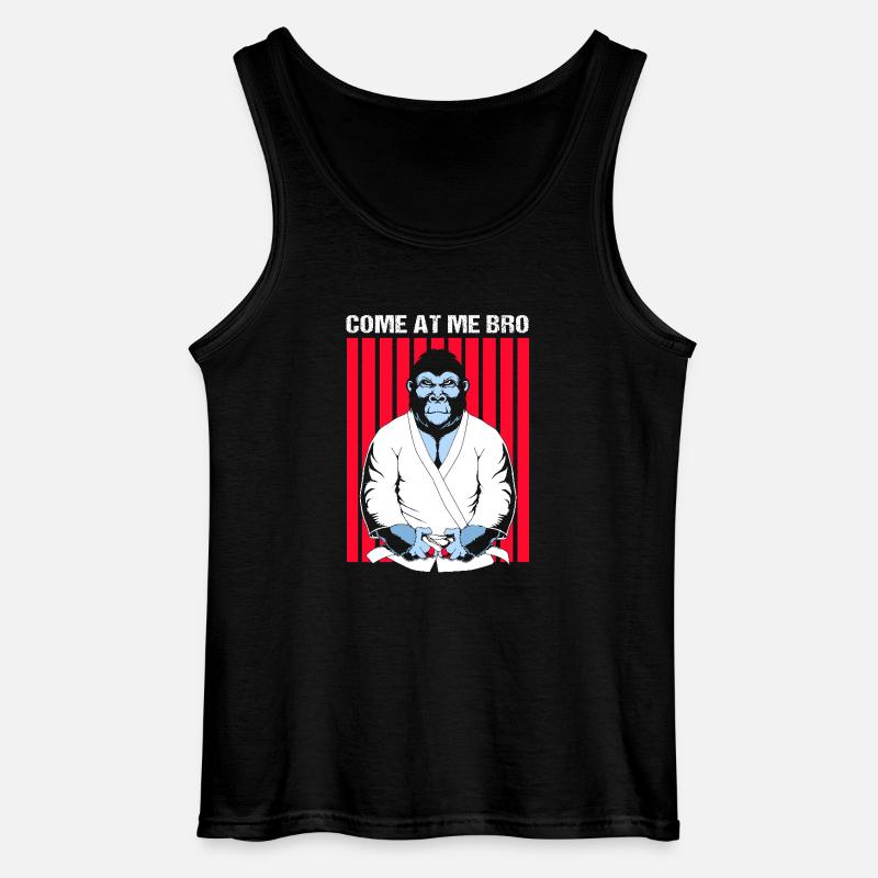 Gorilla - Gildan Männer Tank Top - Schwarz