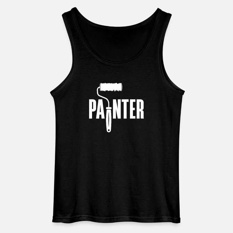 Painter Tool Creative Inspiration - Gildan Men’s Tank Top - black