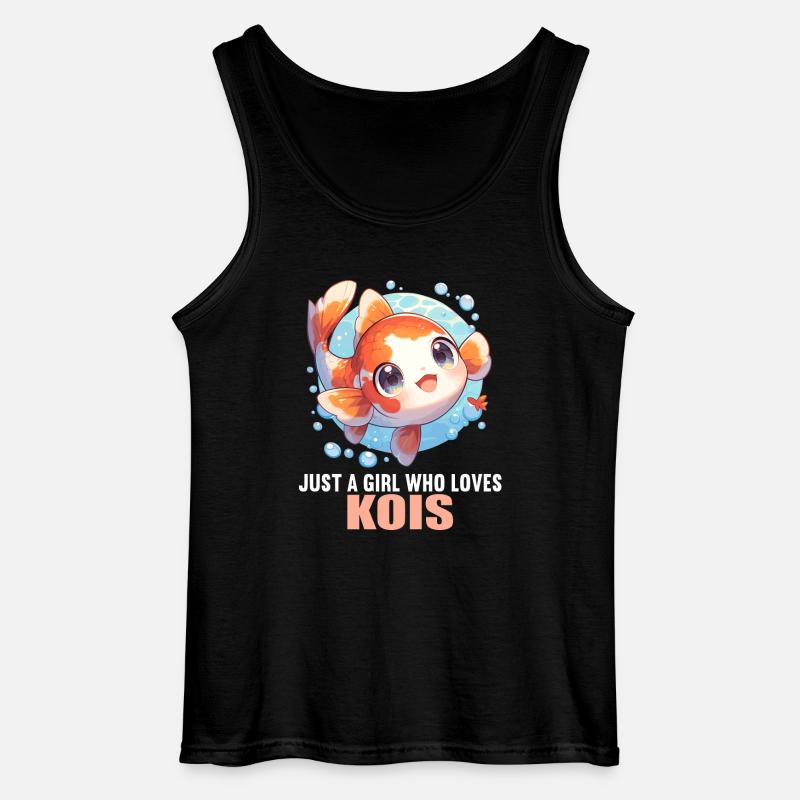 Kois Koi Karpfen - Gildan Männer Tank Top - Schwarz