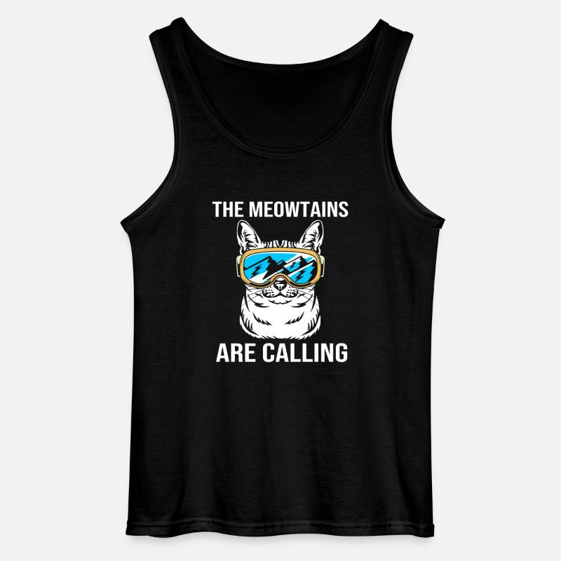 Ski Skiurlaub - Gildan Männer Tank Top - Schwarz