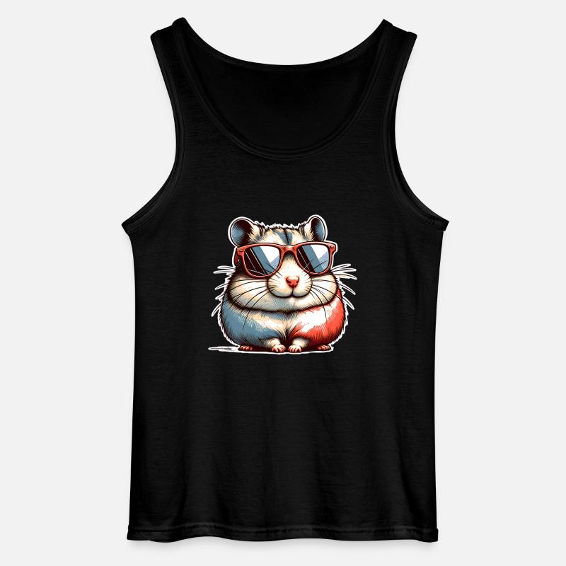 Hamster - Gildan Männer Tank Top - Schwarz