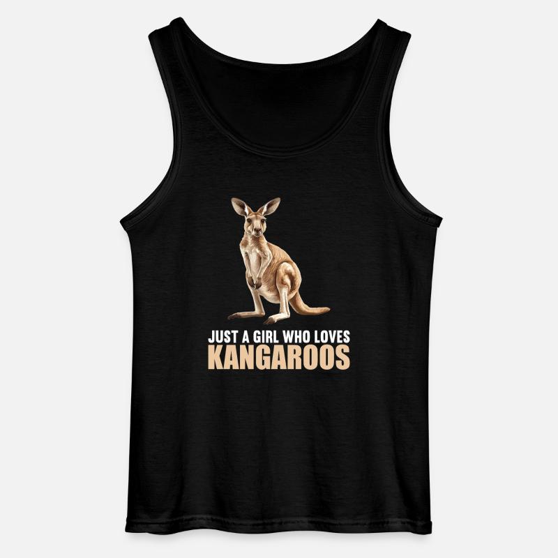 Kangaroos Kangaroo - Gildan Men’s Tank Top - black